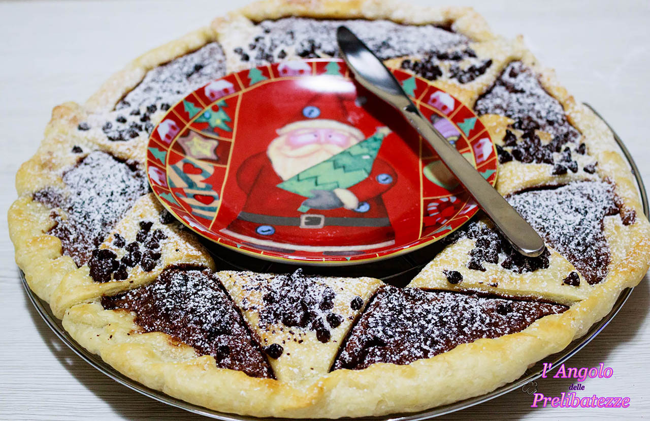corona natalizia alla Nutella