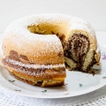 ciambella soffice marmorizzata