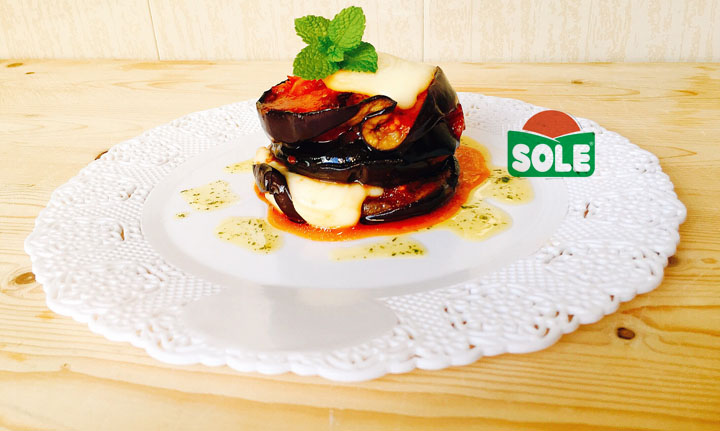 millefoglie di melanzana