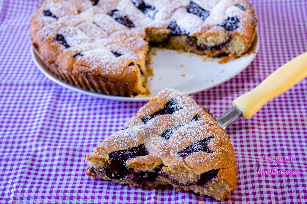 crostata di grano di saragolla con confettura extra