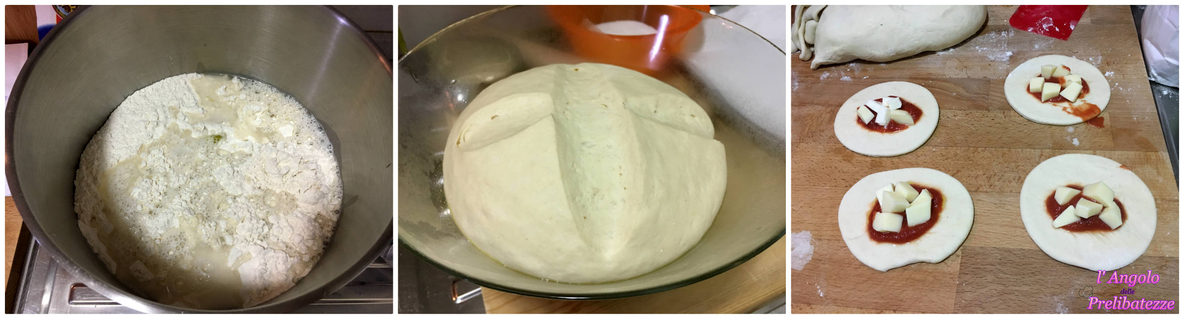 panzerotti fritti pomodoro e mozzarella