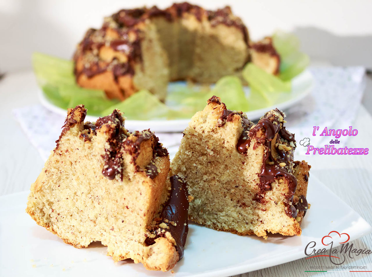 Torta Rosa alle nocciole