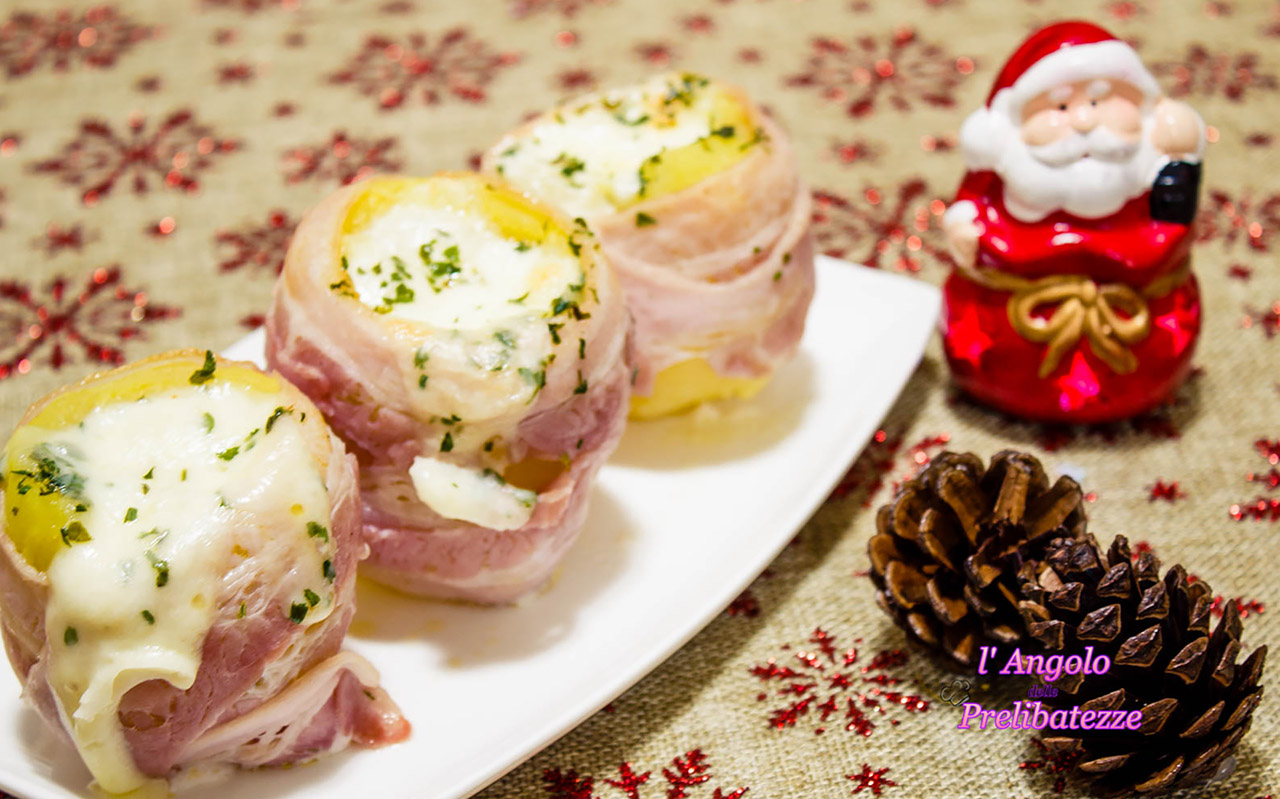 patate al bacon con mozzarella