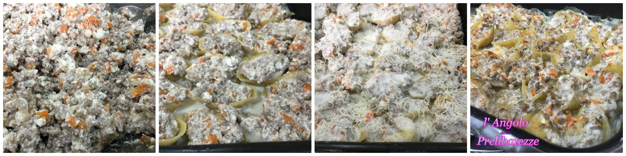 conchiglioni-al forno-ripieni-di-ragù-bianco-e-ricotta-di-bufala