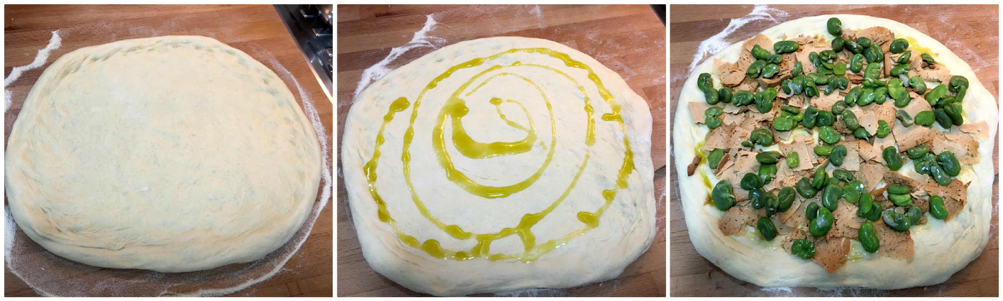 pizza-con-fave-fresche-in-umido-e-scaglie-di-ricotta-infornata-siciliana